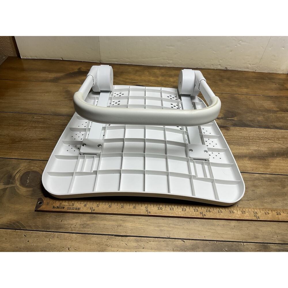 Ready Rocker Portable Rocking Chair And Back Support Lumbar Support White Gray - Picture 7 of 7
